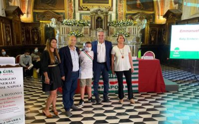 Il baby sindaco al Consiglio Generale UST CISL Napoli dà voce al Rione Sanità